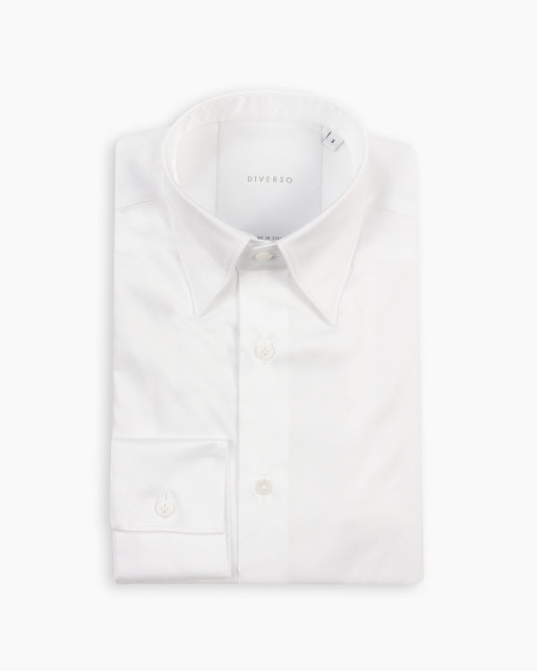 White Easy-Care Nascosto Shirt