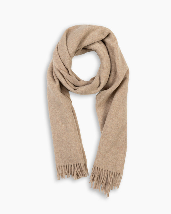 Oatmeal Virgin Wool Scarf