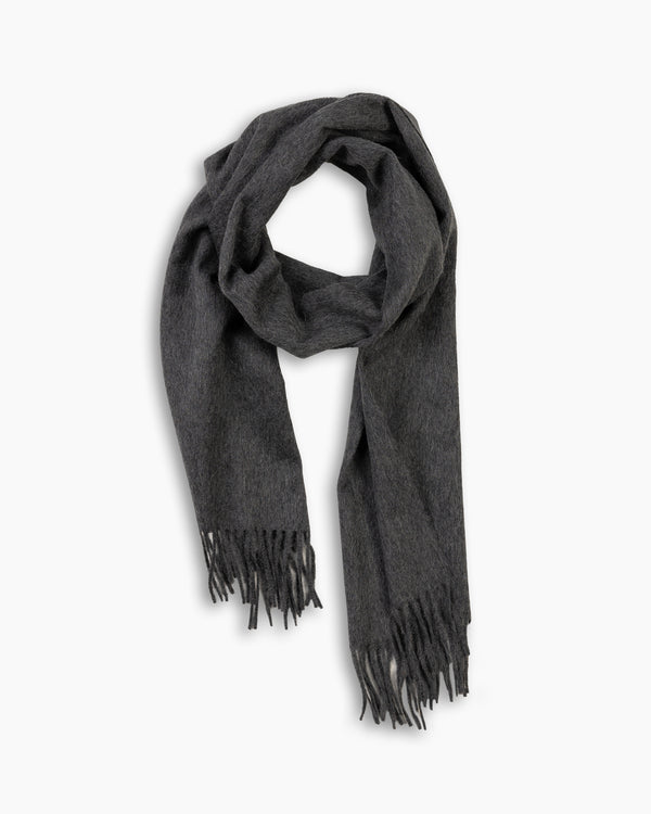 Charcoal Wool & Alpaca Scarf